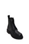 Women's Black Zippered Boots Wf230002Sv - 8