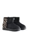 252-7 Black Children's Boots - 5