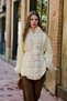 Jessi Fur Knitwear Jacket Ecru - 2