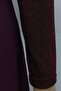 Silvery Chiffon Long Evening Dress - Plum - 6