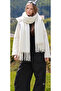 Women's Scarf Soft Textured Shoulder Shawl - 2