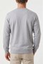 3 Thread Men's Crew Neck Sweatshirt Soft Fabric Smoked Gray Brown Black Stone - 2