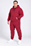 Men's 3 Thread Raster Hooded Super Battal Tracksuit Set 6Xl–9Xl - 3