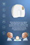 Flat Head Prevention Baby Visco Pillow, Orthopedic Pillow That Supports Breathing, 30X27X7 cm - 6