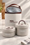 2-Piece Food Storage Container Set with Carrying Bag New Generation Lunch Box – School, Office and Daily Use Nutrition Set - 2