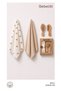 Baby Care Set, 2-Piece Muslin Cover, Comb and Brush Set - 3