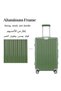 3PC Aluminum Frame Hardside Luggage 20/24/28 Inch with TSA Password Lock & Smooth Spinner Wheels, Lightweight Carry-On & Checked Suitcase Set for Family Trip - 3