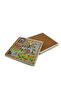 Palace Garden Miniature Printed Natural Stone Coaster 10X10 Krt-119
