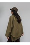 Large Pocket Stand Collar Jacket - 4