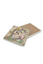 Owl Printed Natural Stone Coaster 10X10 Krg-164