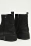 Women's Black Zippered Chelsea Ankle Boots Pc-56116 - 4