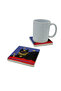 Cat Printed Natural Stone Coaster 10X10 Krg-167 - 2