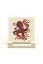 Octopus Printed Natural Stone Tabletop 10X10 1G-Ahtapot1 - 2