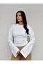 Side Gathered Long Sleeve Blouse - 2