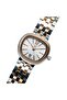 Women's 2TRG Stainless Steel Watch, Silver Dial, Y121 Movement, Butterfly Clasp, 3ATM - 2