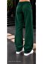 Women's Black Sun Figure Printed Sweatpants - Loose Fit Comfortable Cut Two-Thread Sports Trousers - 2