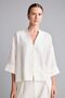 Oversize Hakim Collar Brit Buttoned Long Sleeve Basic Blouse I8515Ax26Au - 3