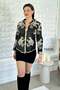 Embroidered Snap Button Leather Shirtembroidered Snap Button Leather Shirt 7K006 - 6