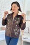 Stone Embroidered Inflatable Coat 7K070 - 2