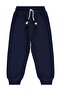 Boy's Honeycomb Fabric Sweatpants |   Jacquard Single Jersey |   School Nursery and Daily Use - Navy Blue