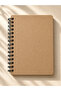 Notebook - Bullet Journal |   Dotted |   A5 |   Steel Spiral |   90 Pages |   Kraft Kapak