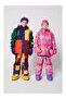 Printed Children's Ski Overalls Pink - 2