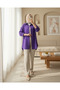 103901 Oversize Basic Hijab Shirt - Purple