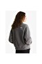 Fleece Collared Women's Gray Jacket (Nf0A8J6K0V21) - 2