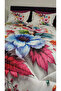 Summer Garden 5D Digital Printed Cotton Sleep Set with Double Elastic Sheets 6 Pieces - 2
