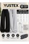 2 Pieces of Winter Sweatpants (Black and Grey) with Wide Legs, Oversized Fit, Soft Fabric - 4