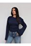 Side Gathered Long Sleeve Blouse