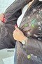 Stone Embroidered Inflatable Coat 7K070 - 5