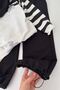 Heart Embroidered Oversize Girls' 2-Piece Tracksuit Set - Black - 5