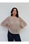 Sparkling Openwork Knitted Sweater