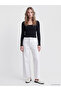 Esvab • Modern & Distinctive U Roba Collar Women's Ribbed Bodysuit - 2