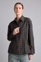 100% Cotton Oversize Checked Poplin Long Sleeve Shirt I7956Ax26Au - 3