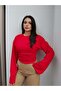 Side Gathered Long Sleeve Blouse - 2