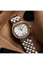 Women's 2TRG Stainless Steel Watch, Silver Dial, Y121 Movement, Butterfly Clasp, 3ATM - 6
