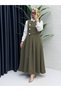Women's Stylish Elegant Double Crepe Fabric Hijab Khaki Jile