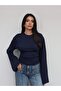 Side Gathered Long Sleeve Blouse - 4