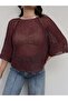 Sparkling Openwork Knitted Sweater - 3