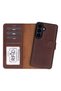 Genuine Leather Wallet Case with Credit Card Holder Compatible with Samsung Galaxy S26 Plus - Name Can Be Printed