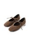 Long Brown Suede Women's Shoes - 2