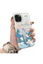 iPhone 13 Pro Compatible Submarine World Cartoon Cat Printed Phone Case Shock Absorption