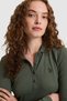 Women's Green Basic Sweatshirt 50326760-Vr017 - 3