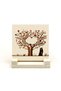 Tree of Life Printed Natural Stone Tabletop 10X10 1G-Tree2 - 2