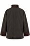 Brown Velvet Collar Pocket Jacket - 2Y5132 - 2