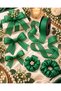 Grass Green Striped Chiffon Ribbon 2.5 cm – 1 Roll 20 Meters – Decorative Bow, Gift Wrapping and Organizational Decoration Ribbon - 4
