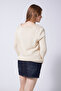 V-Neck Basic Knitwear Sweater Ecru - 4