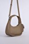 Gray Mini Bag Detailed Shoulder Bag - 3